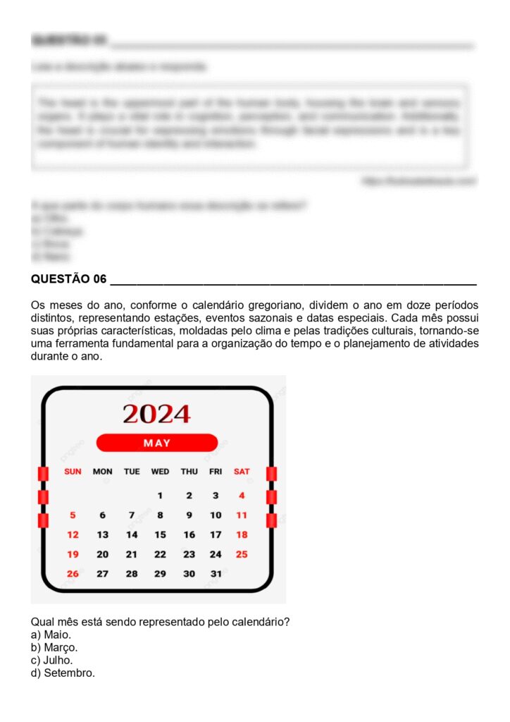 6º ano - Avaliação Diagnóstica Word 2025_page-0003